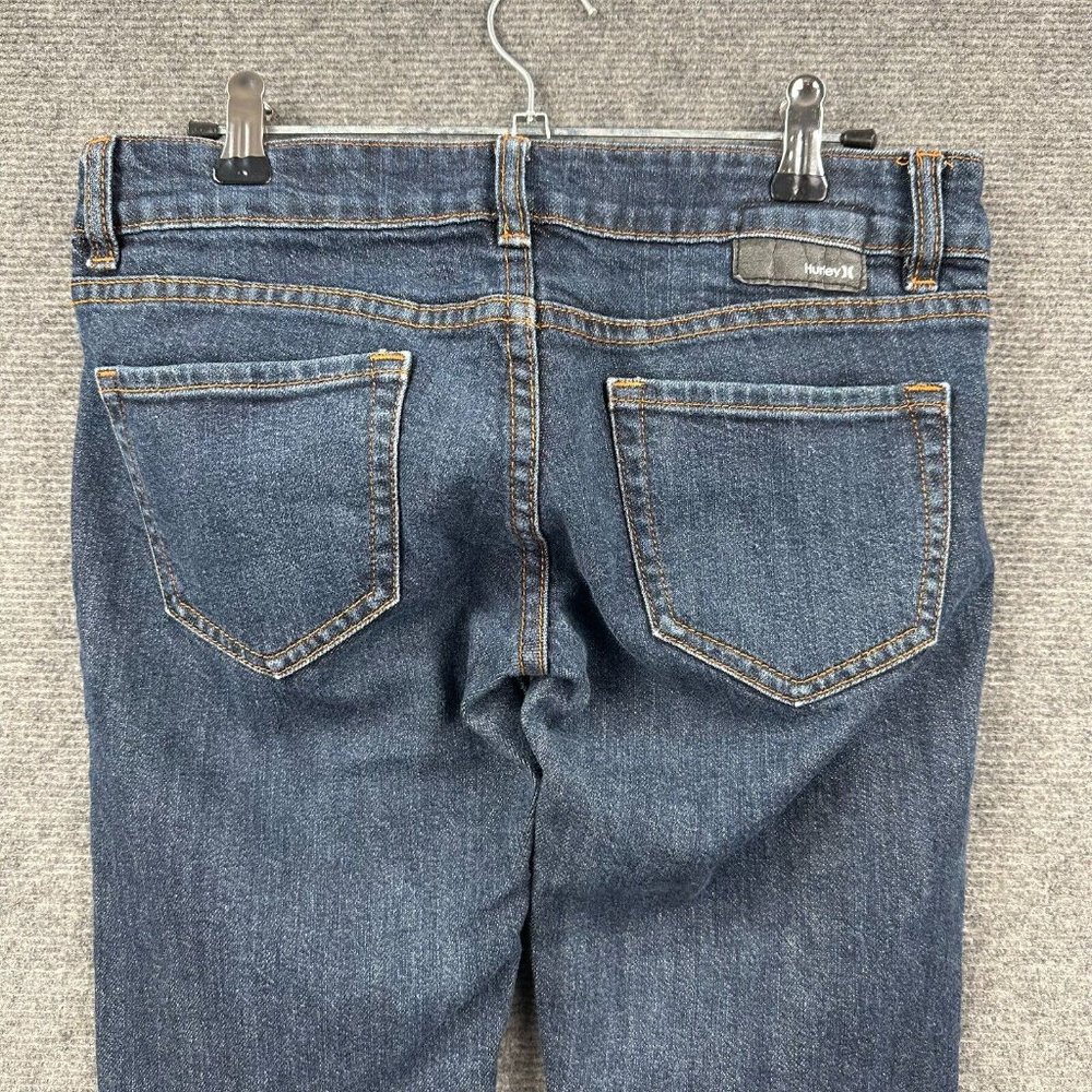 Hurley Jeans Womens 28/8 Ultra Low Rise Skinny Designer Denim Stretch Modern Y2K - Picture 4 of 13